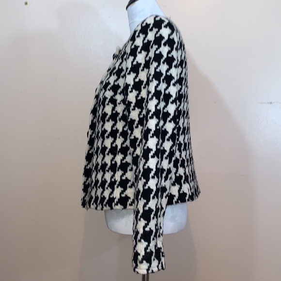 Juliana Collzione Houndstooth Wool Jacket - Picture 6 of 10